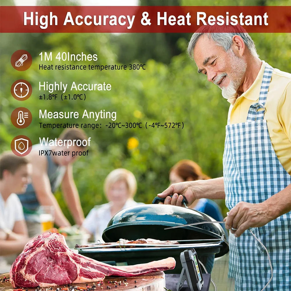 Instant Read Digital Meat Thermometer – Perfect for BBQ & Oven Cooking