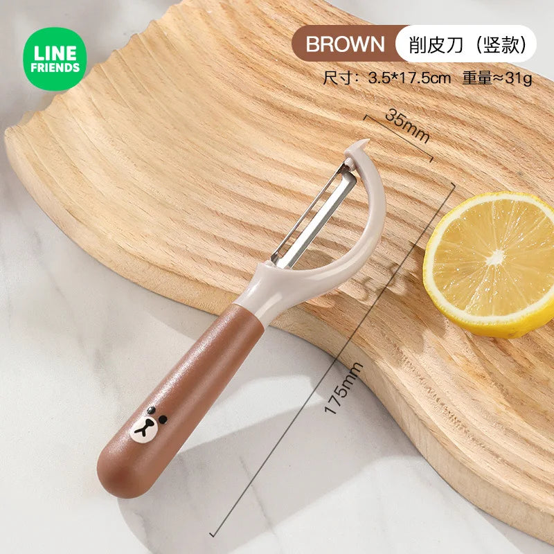 Kawaii Brown & Sally Paring Knife – Line Friends Edition