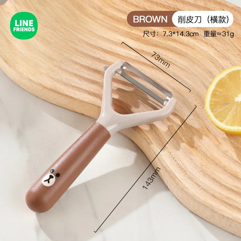 Kawaii Brown & Sally Paring Knife – Line Friends Edition