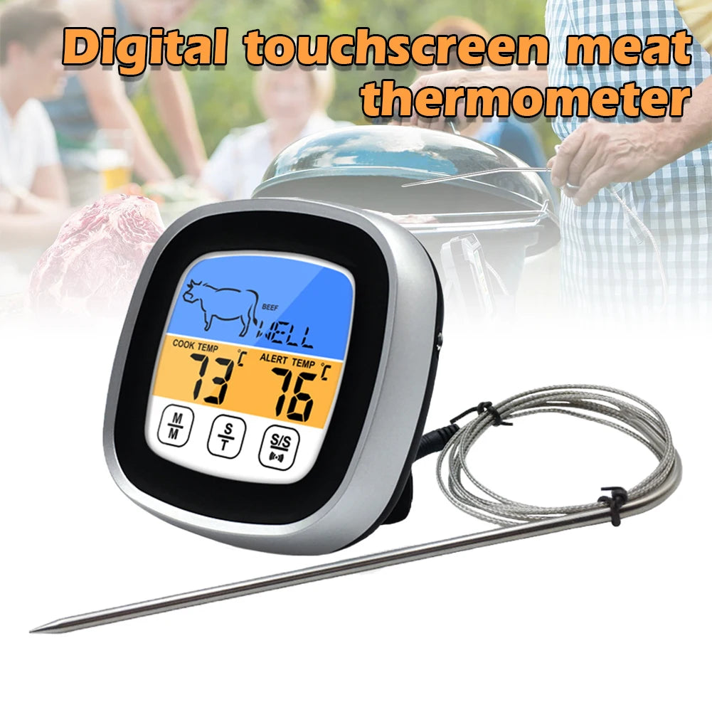 Instant Read Digital Meat Thermometer – Perfect for BBQ & Oven Cooking